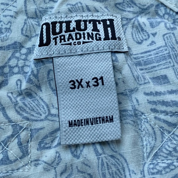 NWT Duluth 3X x31L Heirloom Gardening Bib Overalls Farm Toile Bibs Farmhouse - Picture 4 of 9